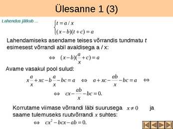 Võrrandisüsteemide koostamine tekstülesannete põhjal IV osa #5