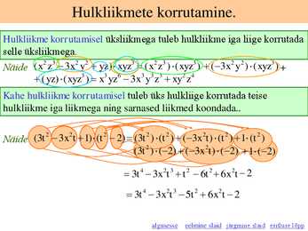Üks-ja hulkliikmed #9