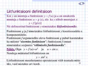 Funktsioon loeng 2 #29