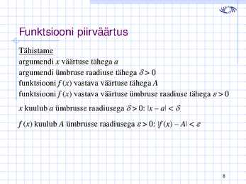 Piirväärtus loeng 3 #8