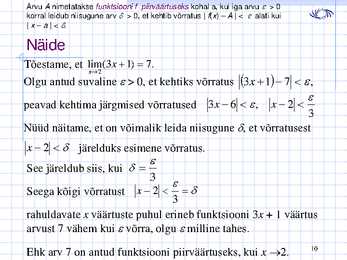 Piirväärtus loeng 3 #10