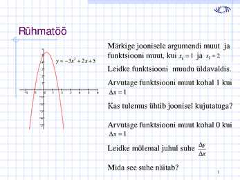 Rühmatöö loeng 4