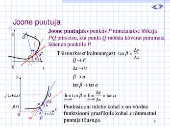 Funktsiooni tuletis - loeng 5 #9