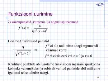 Funktsiooni uurimine loeng 7 #26
