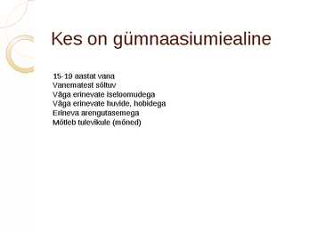 Ürituse korraldamise põhimõtted gümnaasiumile #2