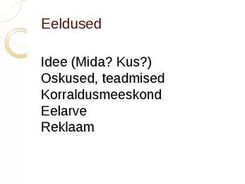 Ürituse korraldamise põhimõtted gümnaasiumile #3