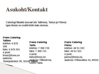 Catering Tartus #14