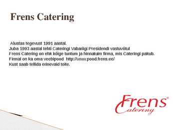 Catering Tartus #9