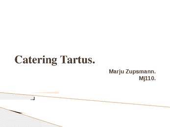 Catering Tartus