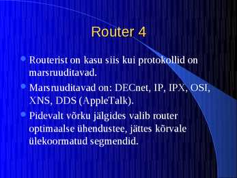 Võrkude seadmed #16