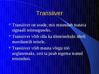 Võrkude seadmed #31