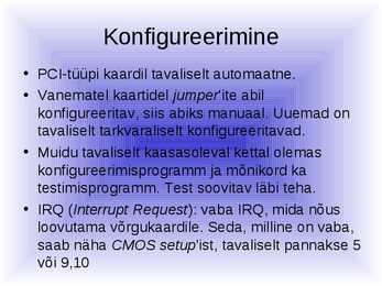 Võrgutarkvara ja selle eripärad #4