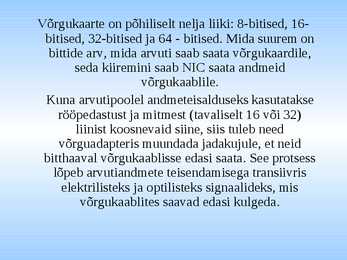 Võrgukaardid #3