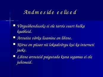 Andmesided #2