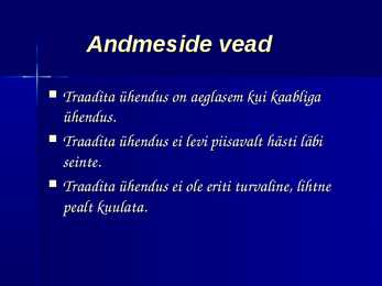 Andmesided #3