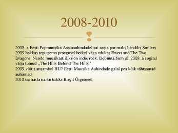 Eesti popmuusika 2000-2012 #4