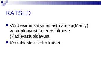 TREENINGUTE MÕJU ORGANISMILE #2