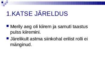 TREENINGUTE MÕJU ORGANISMILE #4