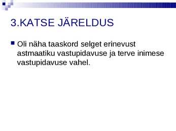 TREENINGUTE MÕJU ORGANISMILE #8