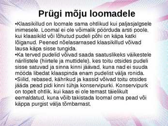 PRÜGI - Ökoloogilised globaalprobleemid #10