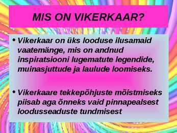 VIKERKAARE POWERPOINT #5