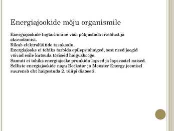 Energiajoogid #6
