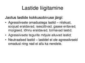 Lastindus ja laondus #10