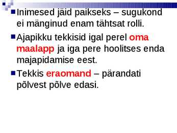 Muinasaaeg kujuneb klassiühiskond #5