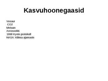 ATMOSFÄÄRI SAASTEALLIKAD #11