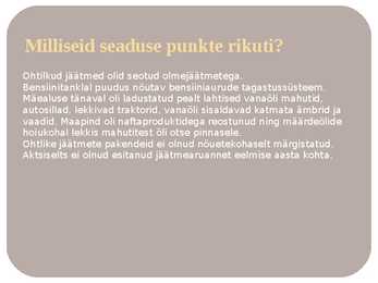 Jäätmeseadus #5