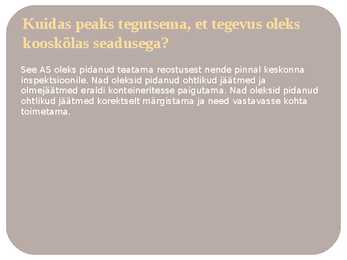 Jäätmeseadus #9