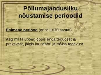 Nõustamistegevus #2
