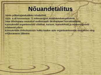 Nõustamistegevus #7