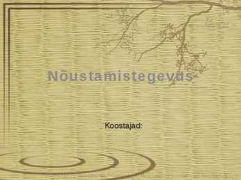 Nõustamistegevus