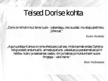 Doris Kareva luule esitlus #8