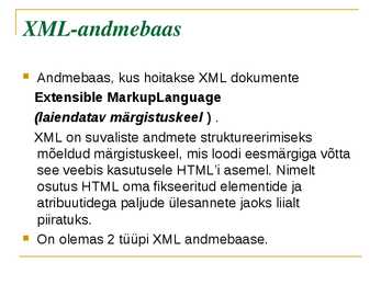 Andmebaasid #4