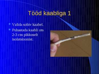 Kaabeldus #13