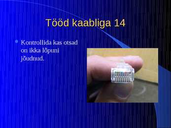 Kaabeldus #26