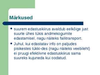 Mobiiliside ja GPRS #23