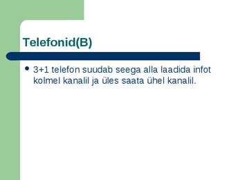 Mobiiliside ja GPRS #29