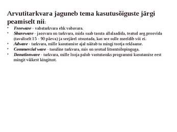 Turvalisus arvutis #7