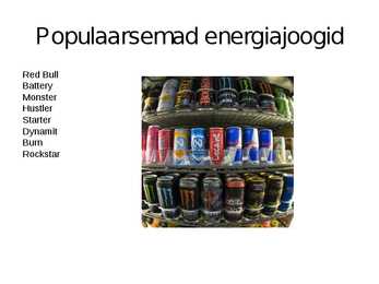 Energiajookide mõju tervisele #12