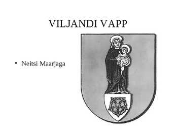 Eesti linnade vapid #12