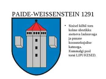 Eesti linnade vapid #13