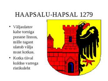 Eesti linnade vapid #5