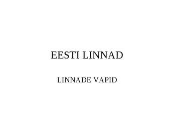 Eesti linnade vapid
