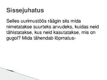 Suured arvud #2