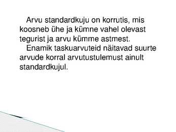 Suured arvud #10