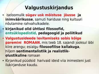 Valgustusaeg #4