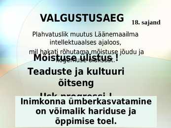 Valgustusaeg